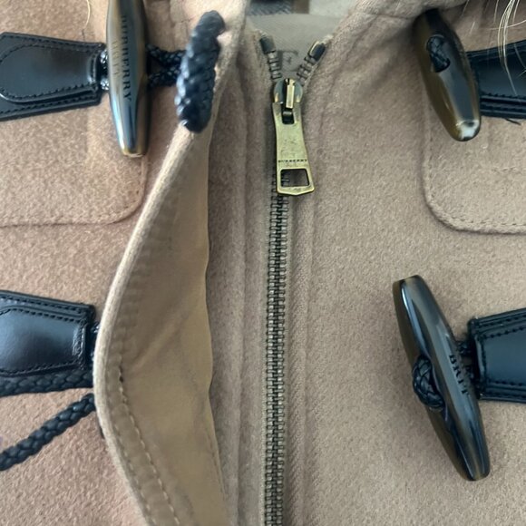 Burberry Tan Coat - Size 2 - Picture 5 of 7